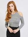 Guess Cut-Out Sleeves Triangle Logo Пуловер